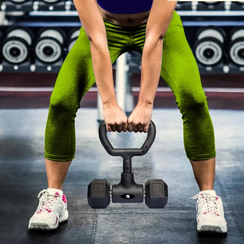 BBGuards Kettlebell-Súlyzó Adapter Konverter Kettlebell Súlyzó Kettlebell Barbell Bar Dual Use Home Fitness Set Markolat és Súlyzó Rúd
