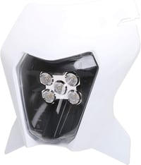 Faro One LED Pro Motoros Első Fényszóró KTM EXC EXCF SX SXF XC XCF XCW XCFW Modellekhez 125-530 Köbcentiméter Fehér Színben 7