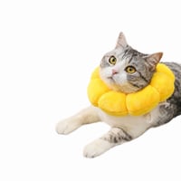 Set Guler de Protecție Moale și Perie din Silicon pentru Pisici DKDDSSS, Guler de Protecție Reglabil Anti-mușcătură pentru Câini și Pisici, Post-operator pentru Animale de Companie — Set 1 buc. 1