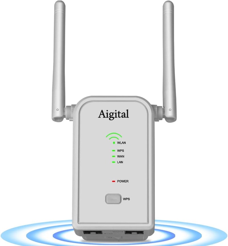 TP-Link 300 Mbps WiFi Jelerősítő Repeater WPS Gombbal, LAN Porttal - Minden Routerrel Kompatibilis