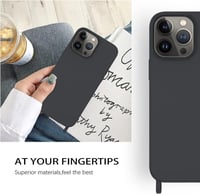 Apple iPhone 13 Pro Max Szürke Szilikon Tok Nyakpánttal 8