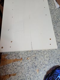 vidaXL VIGO fürdőszoba szekrény 1 ajtóval, fehér, 37,5x34x80 cm — hibás, részben működik: elrepedt oldal-panelek (állapot: lásd a 2. képet) 2