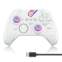 Reddening Vezeték Nélküli Kontroller Windows PC-hez, Gamepad TURBO/Hall-Trigger/RGB Világítási Módokkal, 3.5mm Audioporttal, Beépített Akkum 1