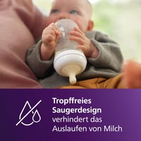 Philips Avent Natural Response Újszülött Ajándékszett - 4 Cumisüveg, Ultra Puha Cumi és Üvegmosó Kefe, 0-12 Hónapos Babáknak, BPA-mentes 5