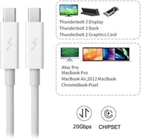 Apple MacBook Thunderbolt 3 Adatkábel 2m - Felújított 6