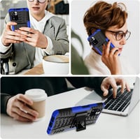Samsung Galaxy M32/M22/A22 4G ütésálló tok képernyővédővel, katonai védelem 7