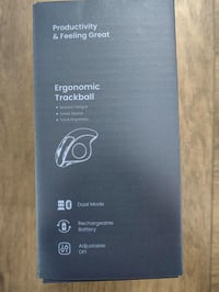 ProtoArc EM04 ergonomikus vezeték nélküli trackball egér, Bluetooth és 2.4GHz, újratölthető 10