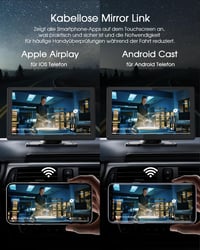Avylet 9" Vezeték Nélküli CarPlay Autórádió 4K Menetrögzítővel - GPS Navigáció, Tolatókamera, Bluetooth Kihangosító, Tükrözés, Hangvezérlés 8