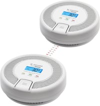 X-Sense digitális szén-monoxid érzékelő készlet, cserélhető elemmel - 2 db 1