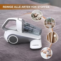 Dibea UV-10 Matrac Porszívó 10000 Pa 300W UV Lámpával - Poratka Eltávolító Ágymattress Tisztító HEPA Szűrővel, 400ml Portartály, Allergiások 4