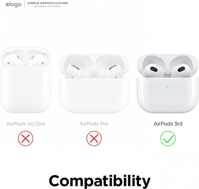 Apple AirPods 3 Sárga Áttetsző Szilikon Tok - Vezeték Nélküli Töltéssel
