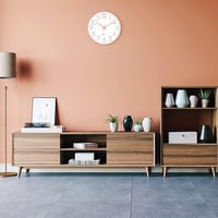 Foxtop 30 cm-es Zajmentes Széles Keretű Fali Óra - Zöld-Arany, Dekoratív 9