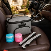 Set za održavanje unutrašnjosti automobila: 2x ispuna za sjedala + 2x gel za čišćenje + torba protiv mirisa 1