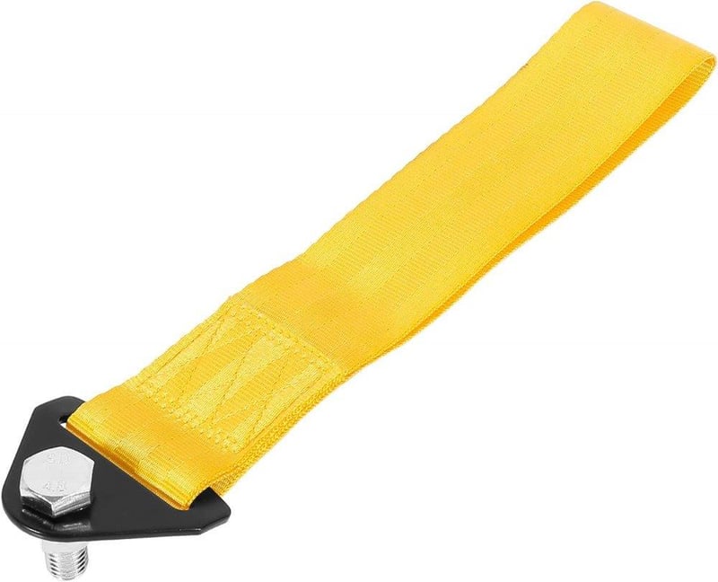 Sárga Vonószem Készlet 2 db Rögzítőcsavarokkal, 28,5 cm