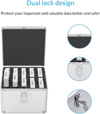 ORICO Alumínium Védőtok 10db 3,5" HDD-hez - Ütés-, Por- és Nedvességálló 6