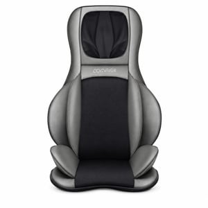 COMFIER Shiatsu hátsó és nyaki masszázspárna melegítéssel 2D/3D, szürke - hiányos (töltőadapter nélkül) (állapot: lásd a 2. képet)
