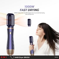 Atopskins 1000W Airstyler Hajformázó Készlet - Hajszárító, Körkefe, Automata Göndörítő, Hajegyenesítő Kefe és Meleglevegős Hajformázó Minden 7