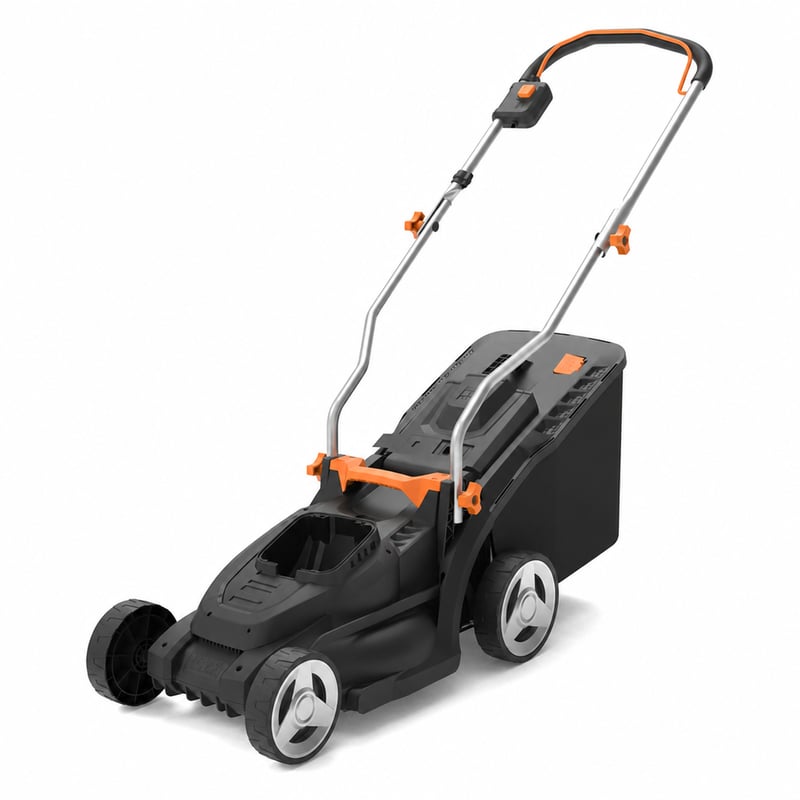 Akumulátorová kosačka WORX WG733E, 20 V, bezuhlíkový motor, šírka záberu 33 cm, zberný kôš 35 l, 6 výškových stupňov (25 – 75 mm) (stav: pozri 2. obrázok)