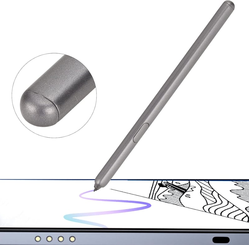 Samsung Galaxy Tab S6 érintőceruza, 5 cserélhető heggyel - VBESTLIFE szürke S Pen