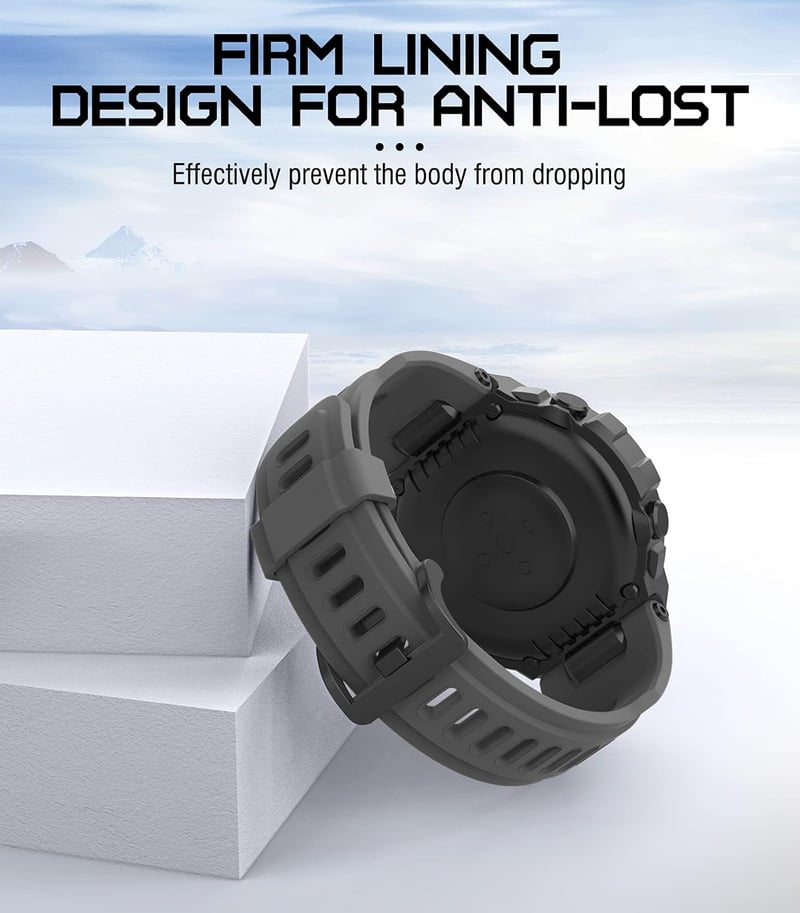 MoKo Szilikon Szíj Amazfit T-Rex/T-Rex Pro Okosórához - Puha Sportpánt Csavarhúzókkal, Cserélhető Óraszíj