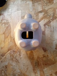 LEONARDO HOME Bambini keramička kasica prasica u obliku slona s ključem – 11,5 cm, siva – poklon — nedostaje otvor za ključ (stanje: vidi 2. sliku) 3