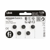 Alkalická gombíková batéria Amazon Basics LR44 1,5 V, bez ortuti, balenie 5 ks (1 ks chýba) 2