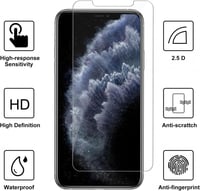 iPhone 11 Pro/XS/X Edzett Üvegfólia - 3db, 9H Keménységű, Ultratiszta BERMIEU 3
