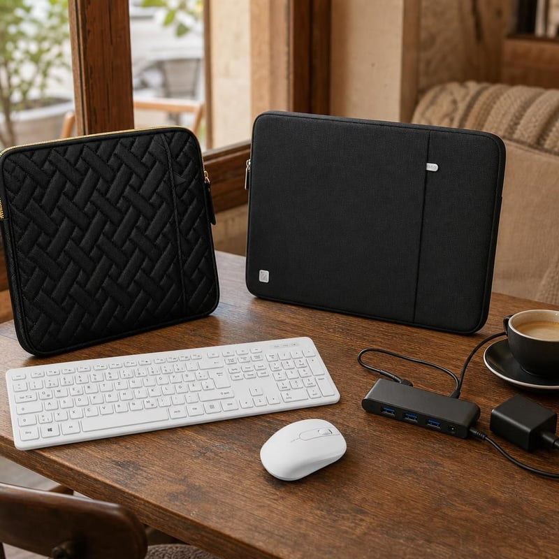 Mobilná kancelária: 1x puzdro + 1x taška + 1x set klávesnica a myš + 1x USB hub