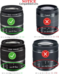 Canon EW-60C napellenző - kompatibilis EF-S 18-55mm és más objektívekhez 2