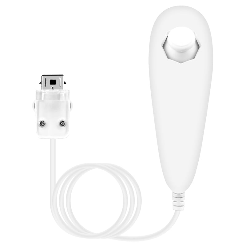 Nintendo Wii Vezetékes Nunchuck Mozgásérzékelős Kontroller - Fehér