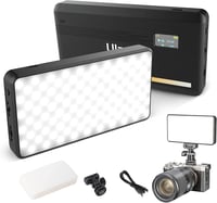 Ulanzi 200 LED videólámpa 5000mAh akkuval, állítható színhőmérséklettel, DSLR-kompatibilis 1