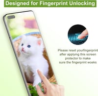 Huawei P40 Pro 3D edzett üveg képernyővédő, 9H keménység, 2db 3