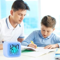 Jisile Gyermek Ébresztőóra - Digitális Unikornis Óra 7 Színváltó LED Éjszakai Fénnyel, Hálószobai Világítós Ébresztő Gyerekeknek, Ajándék Lá 4
