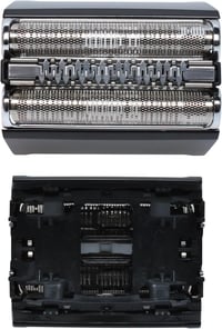Poweka 52B Borotvafej Braun 5-ös Sorozatú Villanyborotvákhoz - Kompatibilis 5020S 5030S 5040S 5050S 5070S 5090CC Modellekkel, Tisztítókeféve 5