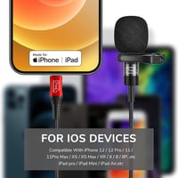Pixel MFi Csíptetős Mikrofon iPhone/iPad-hez - Omnidirekcionális, HiFi Minőségű Hangfelvételre 2