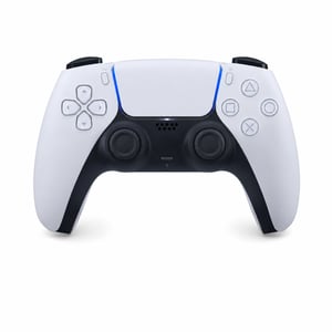 Controller wireless Sony DualSense pentru PS5, alb - Defect, funcționează parțial — defect, funcționează parțial: stick-ul stâng se blochează (stare: vezi a 2-a imagine)