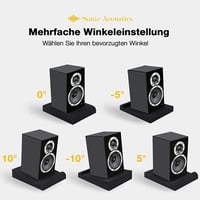 Sonic Acoustics hangszigetelő szivacs, 12,7 cm-es stúdió monitorokhoz, 2 db, fekete 5