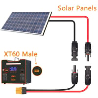 Napelem XT60 Csatlakozó Kábel 12AWG 60cm - Napenergia Adapter 7