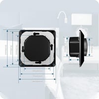 Zigtiger Fekete LED és Halogén Dimmer Kapcsoló 7