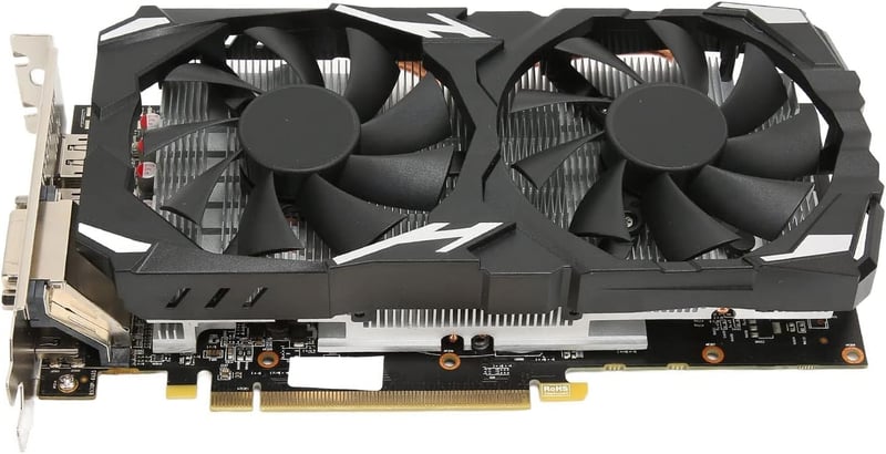 VBESTLIFE RX580 8GB GDDR5 Gamer Videokártya, Dual Fan, 4K 60Hz