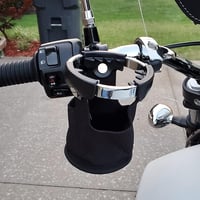 Bewinner Pohártartó Motorkerékpárhoz - 360° Forgatható Univerzális Tartó Harley Davidson, ATV, Kerékpár 7/8"-1/4" Kormányra, Babakocsihoz 4