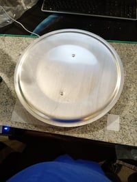 Baldassare Agnelli ALMA12940 nehéz kerek fedő híddal, rozsdamentes acél, 40 cm — mindkét oldal karcos (állapot: lásd a 2. képet) 2