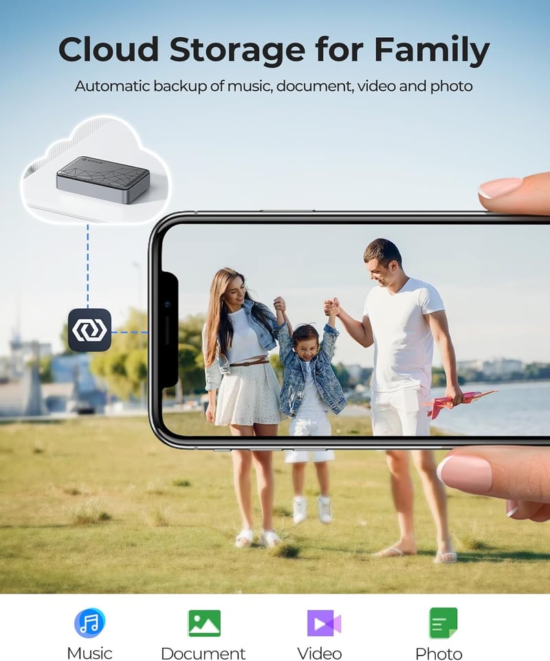 ORICO NAS szerver 3,5" SATA HDD-hez - Családi felhő, VPN, okos backup, távoli hozzáférés