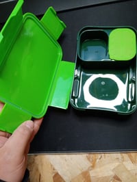 Vesperbox Mini Lite Bento kutija za užinu s pretincima, zelena – za školu i vrtić – rabljeno (stanje: vidi 2. sliku) 4