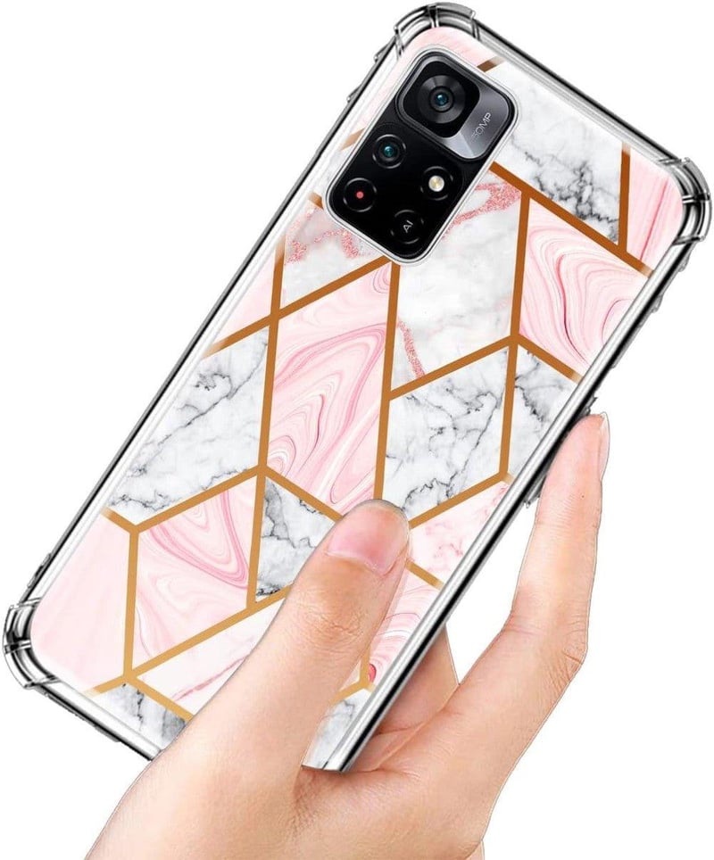 Xiaomi Poco M4 Pro 5G márvány mintás szilikon tokok - 3 db ultravékony, ütésálló védőtok