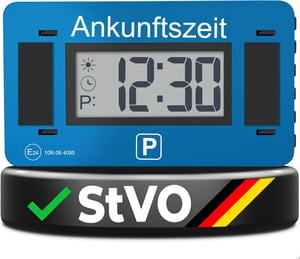 Parkomat V2 Elektronički Parkirni Sat s Njemačkim Standardom Odobrenja - Automatski Digitalni Parkirni Sat za Auto, sa Zaštitom Podataka, Spec. za Državu