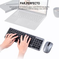 Cimetech Vezeték Nélküli Spanyol Billentyűzet és Egér Szett Windows PC-hez 2