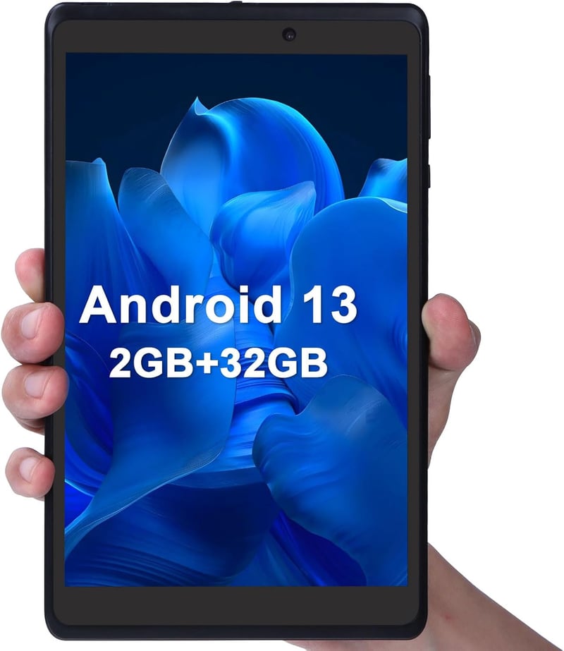 C idea 8 colos Android 13 tablet tiniknek, kék fény szűrővel, 2GB RAM, 32GB ROM, bővíthető 64GB-ig