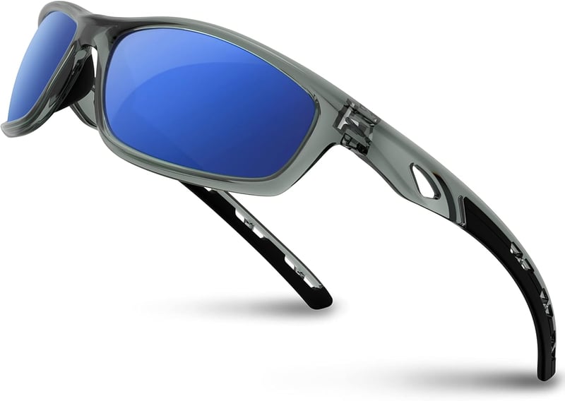 RIVBOS polarizált UV400 sport napszemüveg kerékpározáshoz, futáshoz - unisex