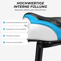 YOUNGDO Kerékpár Nyereg - Gél Üléspárna, Ergonomikus, Légáteresztő, Ütéselnyelő, Vízálló Borítással - Országúti, MTB és Városi Biciklikhez,  4
